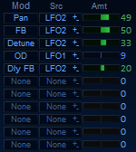 mod matrix